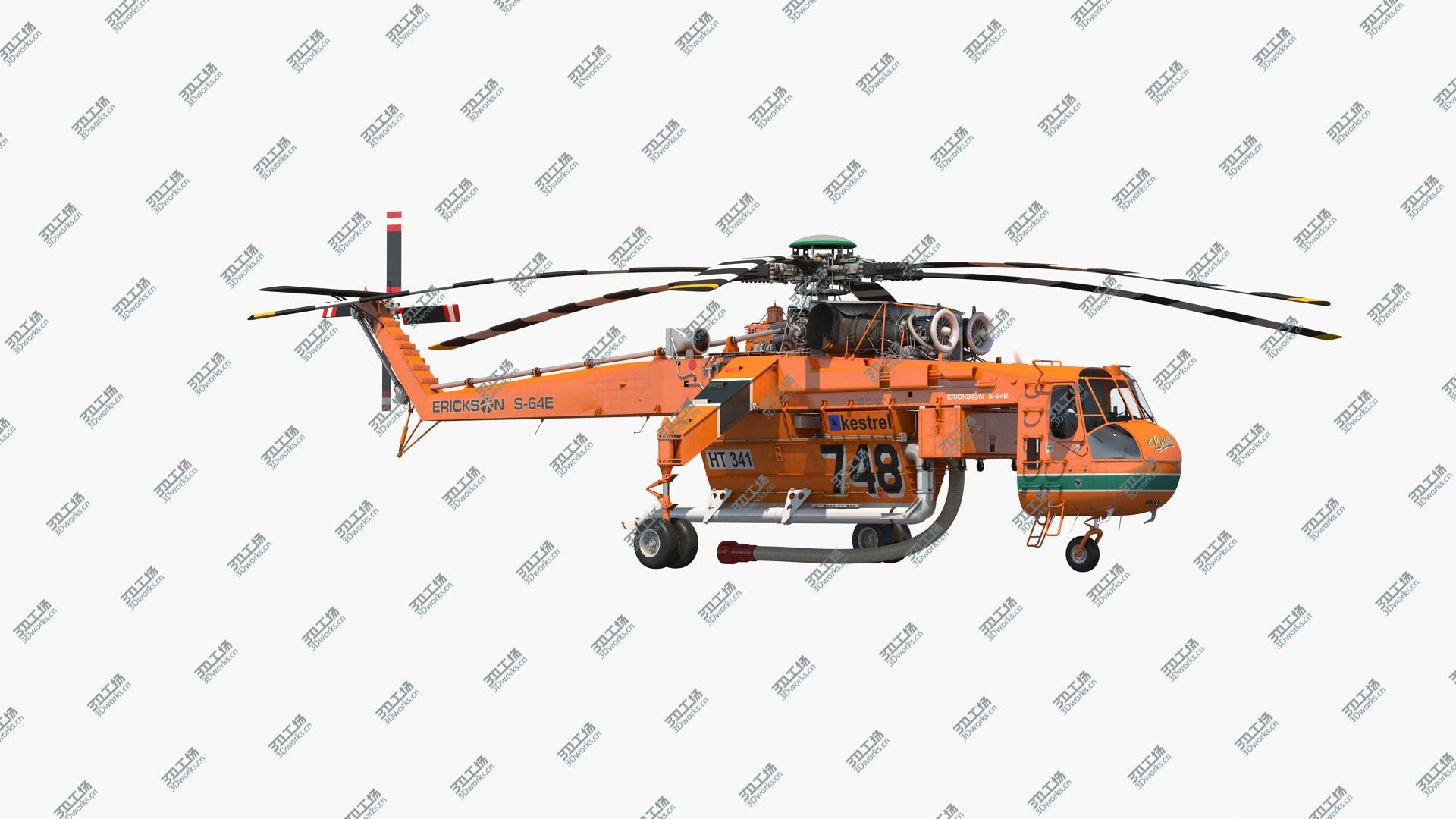 images/goods_img/20210313/3D Sikorsky S-64 Skycrane Firefighting Helicopter Rigged/3.jpg